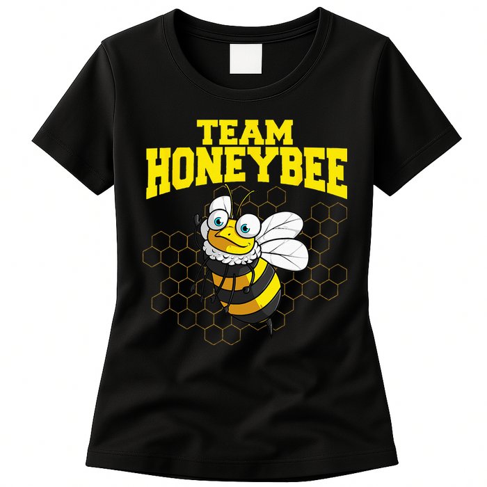 Funny Honeybee Design Bee Lovers Squad Womens T-Shirt