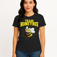 Funny Honeybee Design Bee Lovers Squad Womens T-Shirt