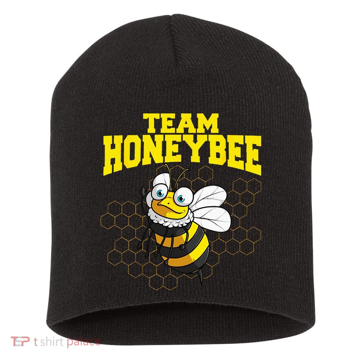 Funny Honeybee Design Bee Lovers Squad Short Acrylic Beanie