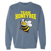 Funny Honeybee Design Bee Lovers Squad Garment-Dyed Sweatshirt