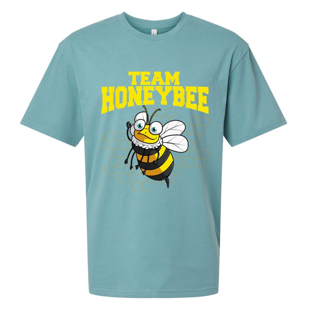 Funny Honeybee Design Bee Lovers Squad Sueded Cloud Jersey T-Shirt