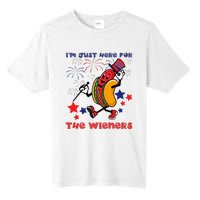 Funny Hot Dog I'm Just Here For The Wieners 4Th Of July Tall Fusion ChromaSoft Performance T-Shirt