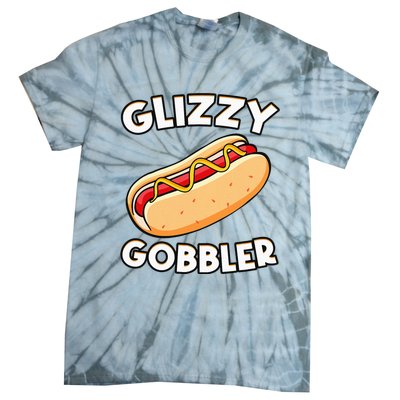 Funny Hot Dog Glizzy Gobbler Number One Glizzy Gladiator Tie-Dye T-Shirt