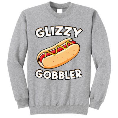 Funny Hot Dog Glizzy Gobbler Number One Glizzy Gladiator Tall Sweatshirt