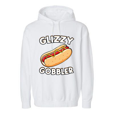 Funny Hot Dog Glizzy Gobbler Number One Glizzy Gladiator Garment-Dyed Fleece Hoodie