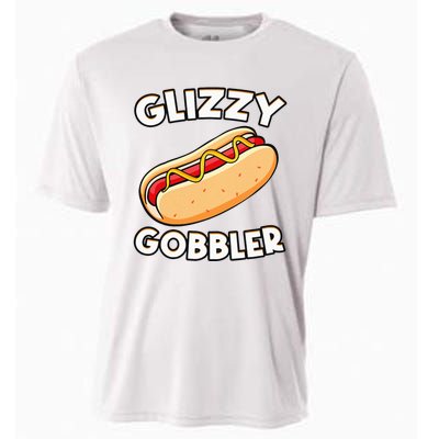 Funny Hot Dog Glizzy Gobbler Number One Glizzy Gladiator Cooling Performance Crew T-Shirt