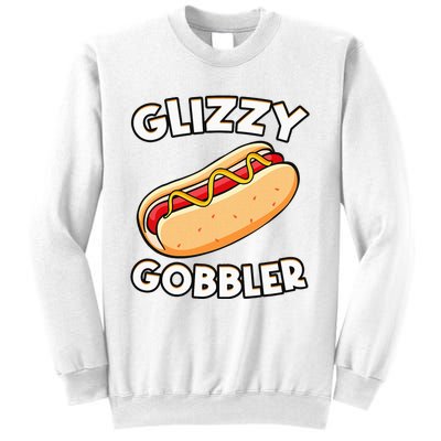 Funny Hot Dog Glizzy Gobbler Number One Glizzy Gladiator Sweatshirt