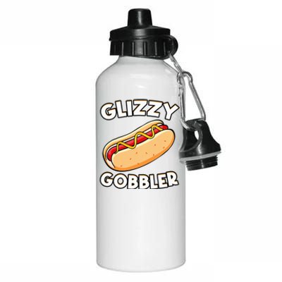 Funny Hot Dog Glizzy Gobbler Number One Glizzy Gladiator Aluminum Water Bottle