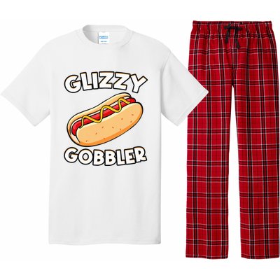 Funny Hot Dog Glizzy Gobbler Number One Glizzy Gladiator Pajama Set