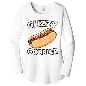 Funny Hot Dog Glizzy Gobbler Number One Glizzy Gladiator Women's Perfect Tri Tunic Long Sleeve Shirt