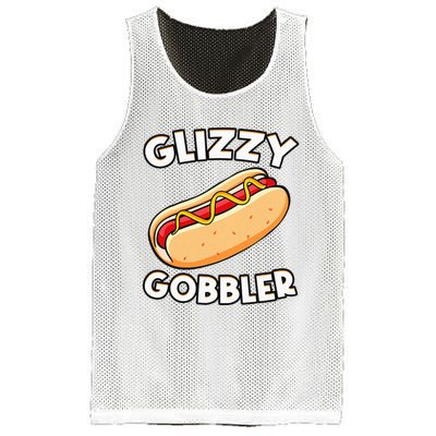 Funny Hot Dog Glizzy Gobbler Number One Glizzy Gladiator Mesh Reversible Basketball Jersey Tank