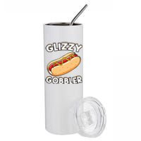 Funny Hot Dog Glizzy Gobbler Number One Glizzy Gladiator Stainless Steel Tumbler