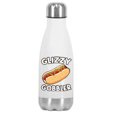 Funny Hot Dog Glizzy Gobbler Number One Glizzy Gladiator Stainless Steel Insulated Water Bottle