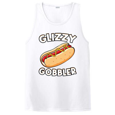 Funny Hot Dog Glizzy Gobbler Number One Glizzy Gladiator PosiCharge Competitor Tank