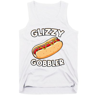 Funny Hot Dog Glizzy Gobbler Number One Glizzy Gladiator Tank Top