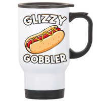 Funny Hot Dog Glizzy Gobbler Number One Glizzy Gladiator Stainless Steel Travel Mug