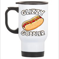 Funny Hot Dog Glizzy Gobbler Number One Glizzy Gladiator Stainless Steel Travel Mug