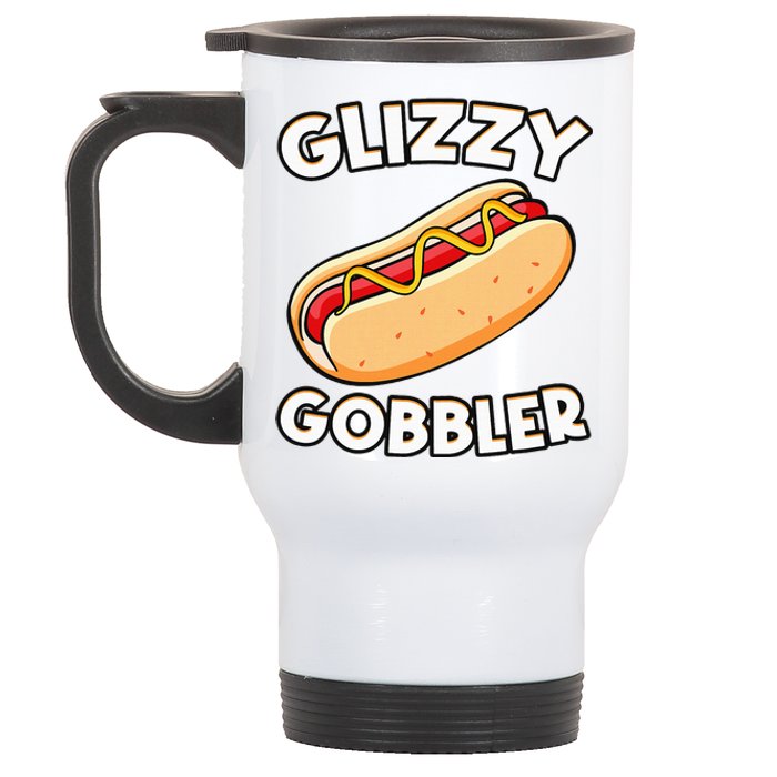 Funny Hot Dog Glizzy Gobbler Number One Glizzy Gladiator Stainless Steel Travel Mug