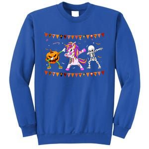 Funny Halloween Dabbing Skeleton Unicorn Zombie Pumpkin Dab Funny Gift Sweatshirt