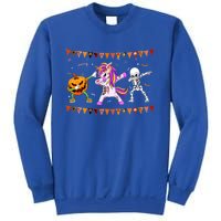 Funny Halloween Dabbing Skeleton Unicorn Zombie Pumpkin Dab Funny Gift Sweatshirt