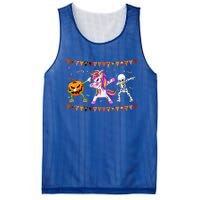 Funny Halloween Dabbing Skeleton Unicorn Zombie Pumpkin Dab Funny Gift Mesh Reversible Basketball Jersey Tank