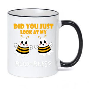 Funny Halloween Did You Just Look At My Boo Bees 11oz Black Color Changing Mug