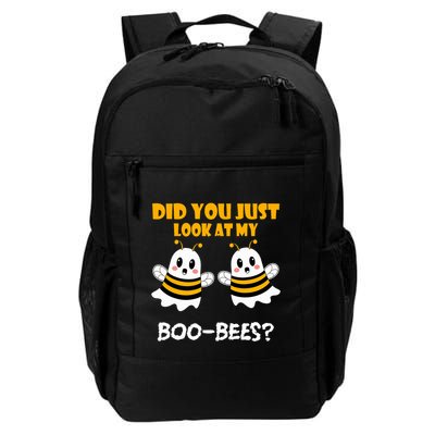 Funny Halloween Did You Just Look At My Boo Bees Daily Commute Backpack