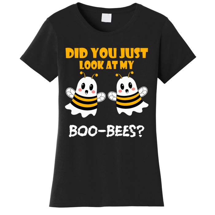 Funny Halloween Did You Just Look At My Boo Bees Women's T-Shirt