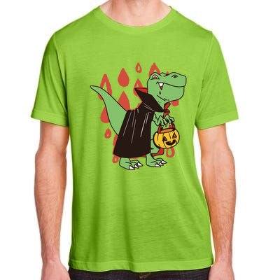 Funny Halloween Dinosaur T Rex Vampire Trick Rawr Treat Gift Adult ChromaSoft Performance T-Shirt