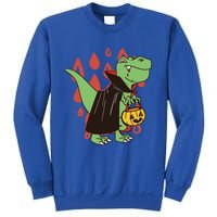 Funny Halloween Dinosaur T Rex Vampire Trick Rawr Treat Gift Sweatshirt