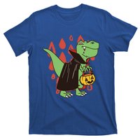 Funny Halloween Dinosaur T Rex Vampire Trick Rawr Treat Gift T-Shirt