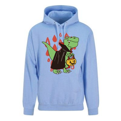 Funny Halloween Dinosaur T Rex Vampire Trick Rawr Treat Gift Unisex Surf Hoodie