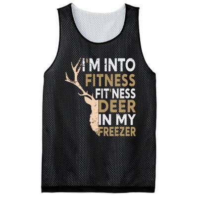 Funny Hunter Dad Im Into Fitness Deer Freezer Hunting Mesh Reversible Basketball Jersey Tank