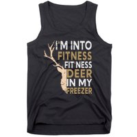 Funny Hunter Dad Im Into Fitness Deer Freezer Hunting Tank Top