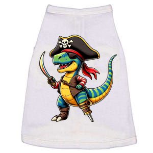 Funny Halloween Dinosaur Trex Pirate Doggie Tank