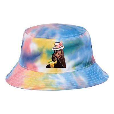 Funny Horse Derby Party Tie Dye Newport Bucket Hat