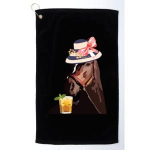 Funny Horse Derby Party Platinum Collection Golf Towel