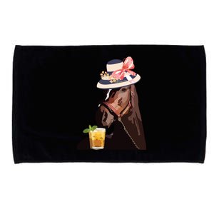 Funny Horse Derby Party Microfiber Hand Towel