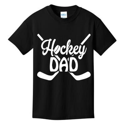 Funny Hockey Dad Father's Day Gift Kids T-Shirt