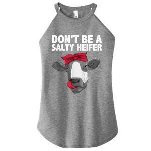 Funny Heifer Design For Women Girls Heifer Dairy Cow Lovers Women’s Perfect Tri Rocker Tank