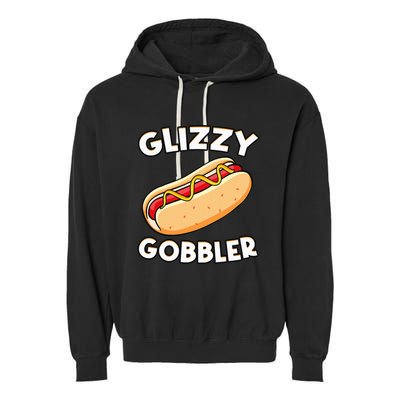 Funny Hot Dog Glizzy Gobbler Number One Glizzy Gladiator Garment-Dyed Fleece Hoodie