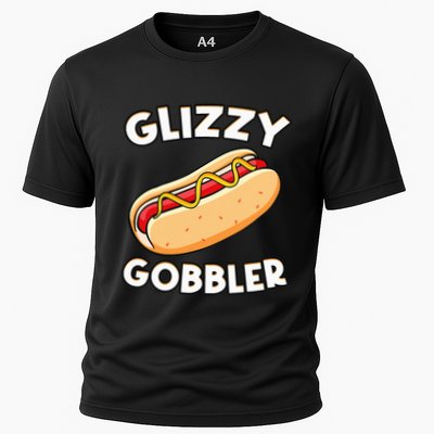 Funny Hot Dog Glizzy Gobbler Number One Glizzy Gladiator Performance Shirt