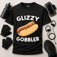 Funny Hot Dog Glizzy Gobbler Number One Glizzy Gladiator Cooling Performance Crew T-Shirt