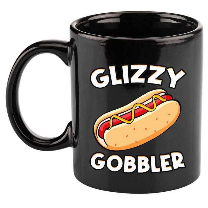 Funny Hot Dog Glizzy Gobbler Number One Glizzy Gladiator 11oz C Handle Ceramic Mug