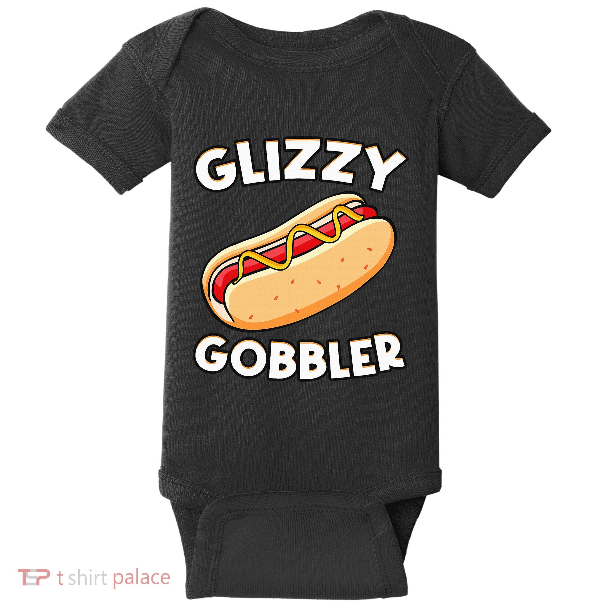 Funny Hot Dog Glizzy Gobbler Number One Glizzy Gladiator Baby Bodysuit
