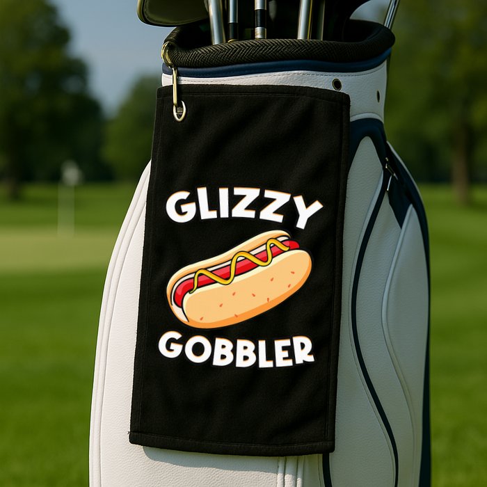 Funny Hot Dog Glizzy Gobbler Number One Glizzy Gladiator Golf Towel
