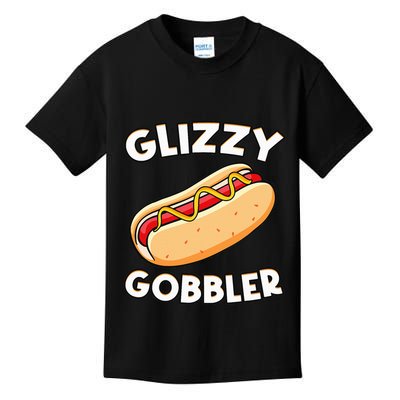 Funny Hot Dog Glizzy Gobbler Number One Glizzy Gladiator Kids T-Shirt
