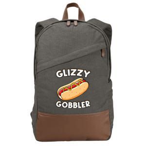 Funny Hot Dog Glizzy Gobbler Number One Glizzy Gladiator Cotton Canvas Backpack