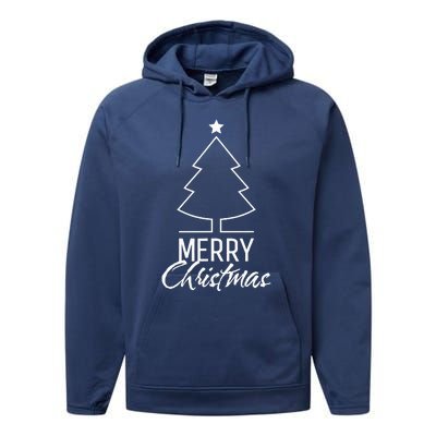 Festive Holiday Decorations Performance Fleece Hoodie