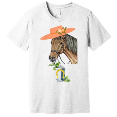 Funny Horse Derby Party Premium T-Shirt